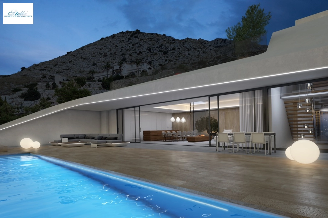 villa en Altea(Paradiso) en venta, superficie 330 m², ano de construccion 2018, aire acondicionado, parcela 1000 m², 4 dormitorios, 4 banos, piscina, ref.: CA-H-1070-AMB-1