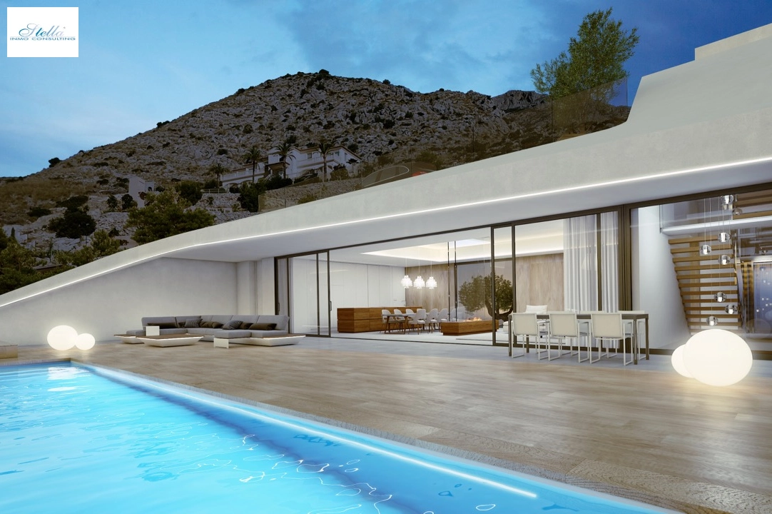 villa en Altea(Paradiso) en venta, superficie 330 m², ano de construccion 2018, aire acondicionado, parcela 1000 m², 4 dormitorios, 4 banos, piscina, ref.: CA-H-1070-AMB-17