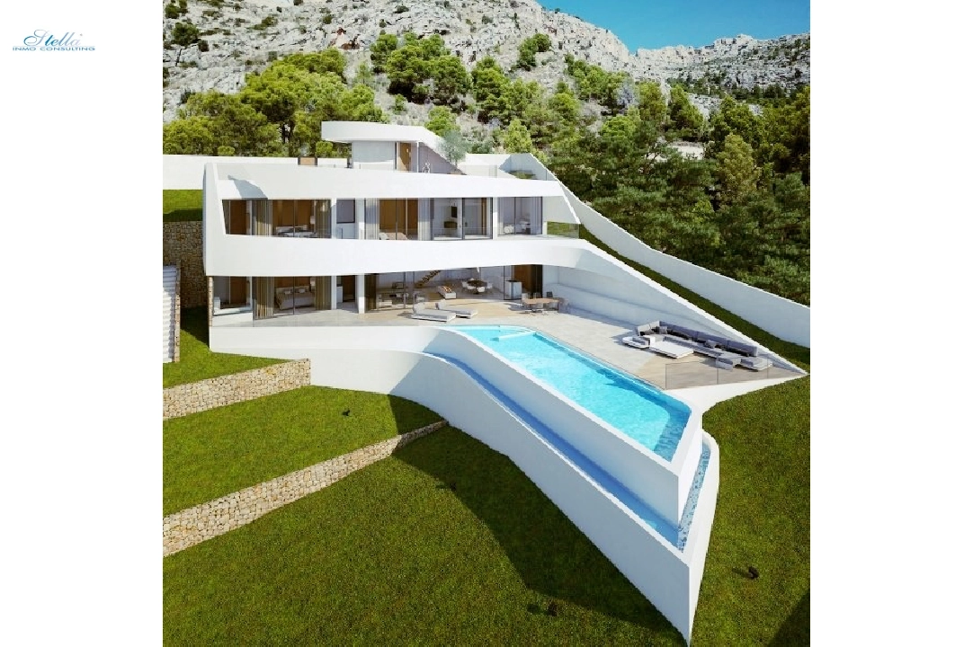 villa en Altea en venta, superficie 400 m², ano de construccion 2018, aire acondicionado, parcela 1000 m², 4 dormitorios, 4 banos, piscina, ref.: CA-H-1071-AMB-1