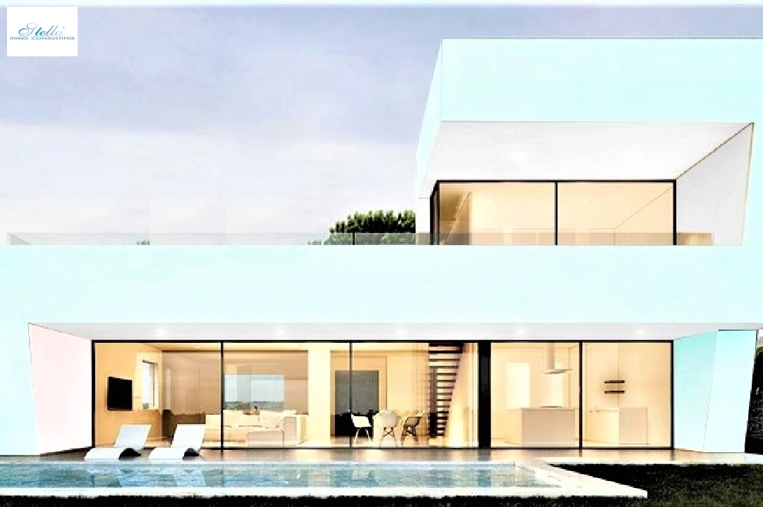 villa en Moraira(Benimeit) en venta, superficie 185 m², ano de construccion 2020, aire acondicionado, parcela 850 m², 4 dormitorios, 3 banos, piscina, ref.: BI-MT.H-742-5