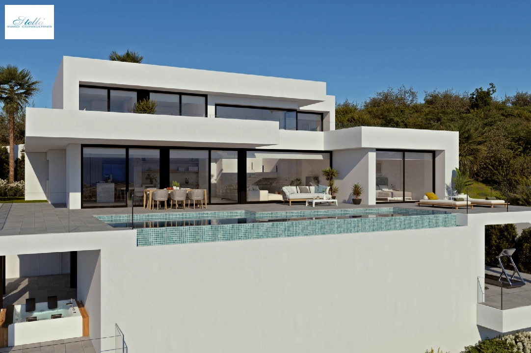villa en Cumbre del Sol(Residencial Plus Jazmines) en venta, superficie 277 m², parcela 1087 m², 4 dormitorios, 5 banos, piscina, ref.: VA-AJ021-1