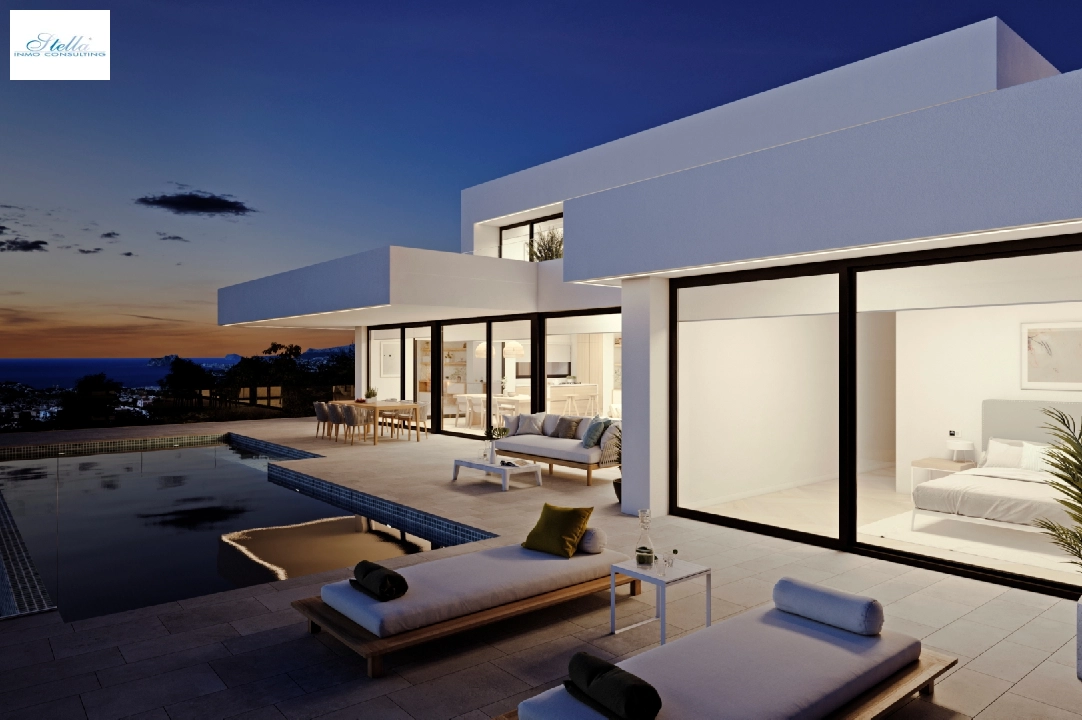 villa en Cumbre del Sol(Residencial Plus Jazmines) en venta, superficie 277 m², parcela 1087 m², 4 dormitorios, 5 banos, piscina, ref.: VA-AJ021-4