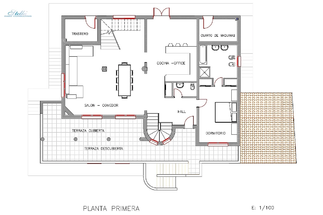 villa en Denia-La Sella(Pedreguer) en venta, superficie 400 m², ano de construccion 2001, estado mint, + calefaccion central, aire acondicionado, parcela 1386 m², 6 dormitorios, 6 banos, piscina, ref.: GC-0521-58