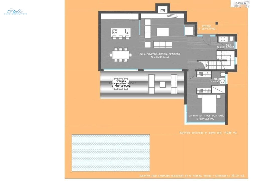 villa en Benissa en venta, superficie 250 m², parcela 1056 m², 4 dormitorios, 3 banos, piscina, ref.: COB-3096-5