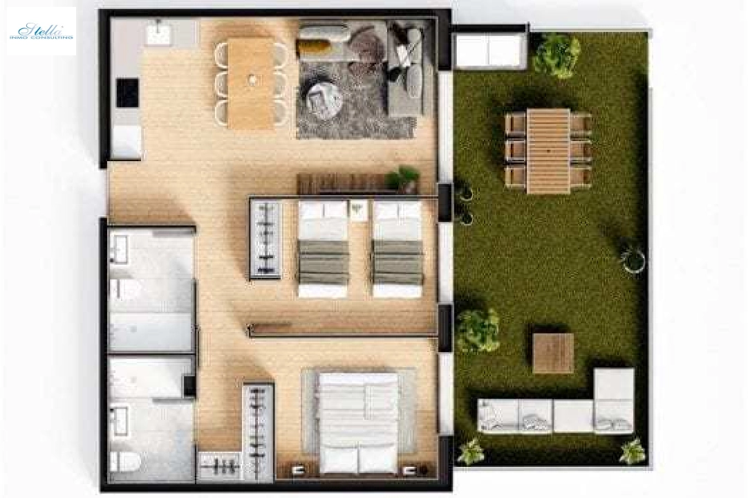 apartamento en Javea en venta, superficie 93 m², ano de construccion 2021, + KLIMA, aire acondicionado, 3 dormitorios, 2 banos, piscina, ref.: UH-UHM1898-D-25