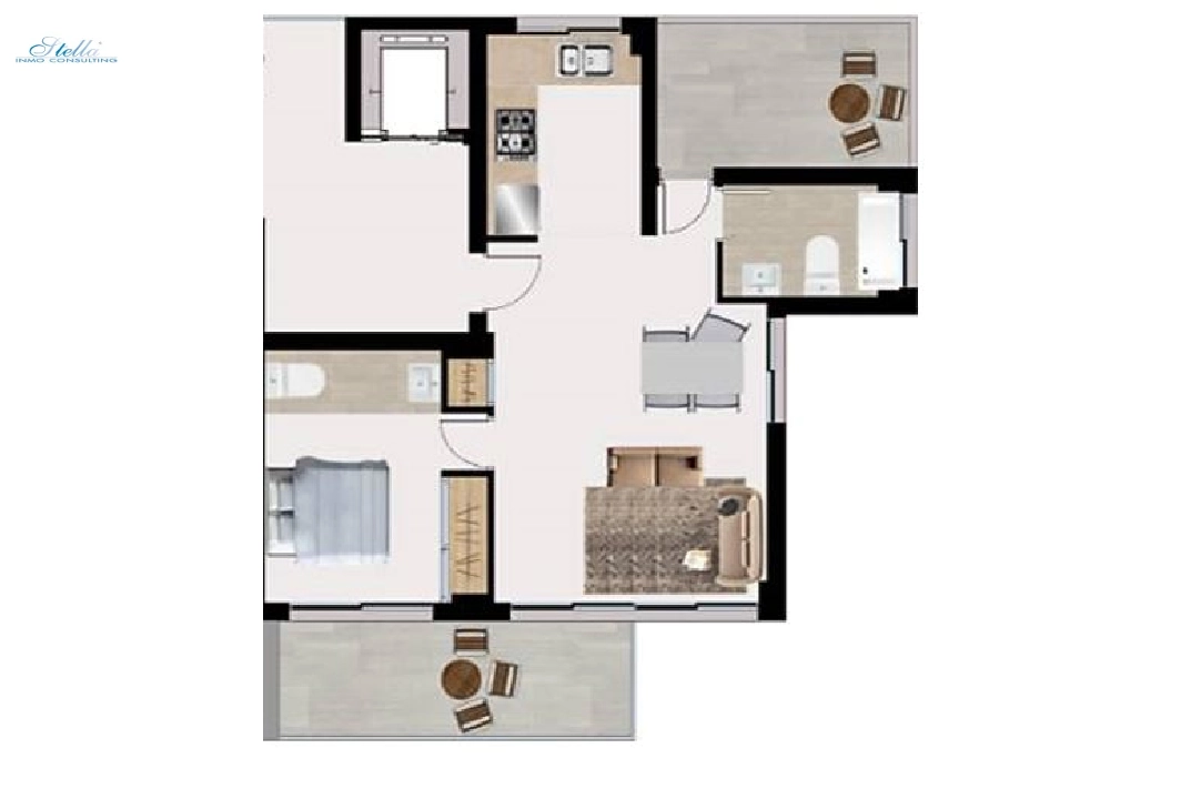 apartamento en Finestrat en venta, superficie 95 m², aire acondicionado, 1 dormitorios, 2 banos, ref.: BP-3461FIN-7