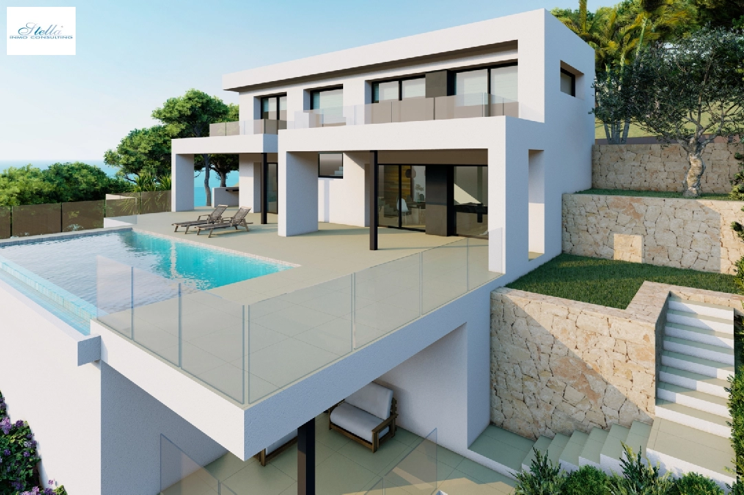 villa en Cumbre del Sol(Residencial Plus Jazmines) en venta, superficie 188 m², parcela 847 m², 3 dormitorios, 5 banos, piscina, ref.: VA-AJ252-1