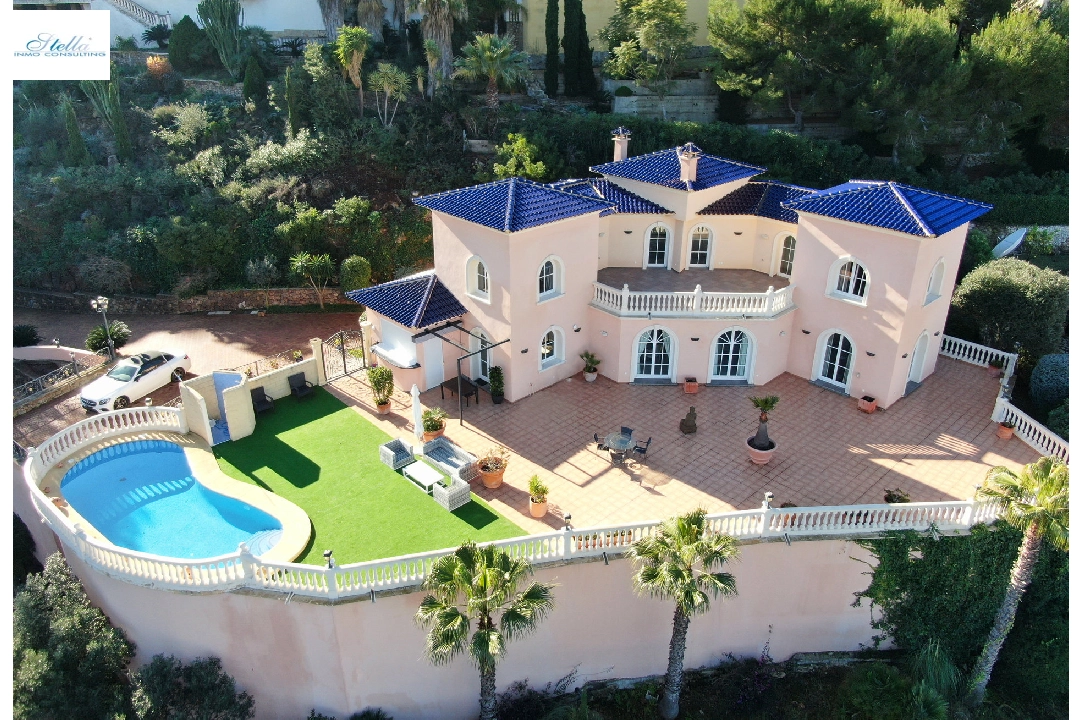 villa en Pedreguer en venta, superficie 332 m², aire acondicionado, parcela 1300 m², 5 dormitorios, 4 banos, piscina, ref.: BS-3974725-1