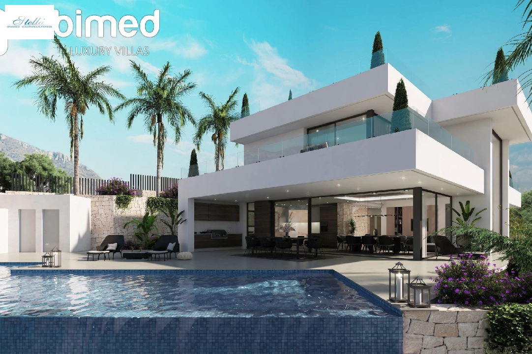 villa en Denia en venta, superficie 734 m², aire acondicionado, parcela 2 m², 5 dormitorios, 7 banos, piscina, ref.: UM-UV-IPANEMA-6