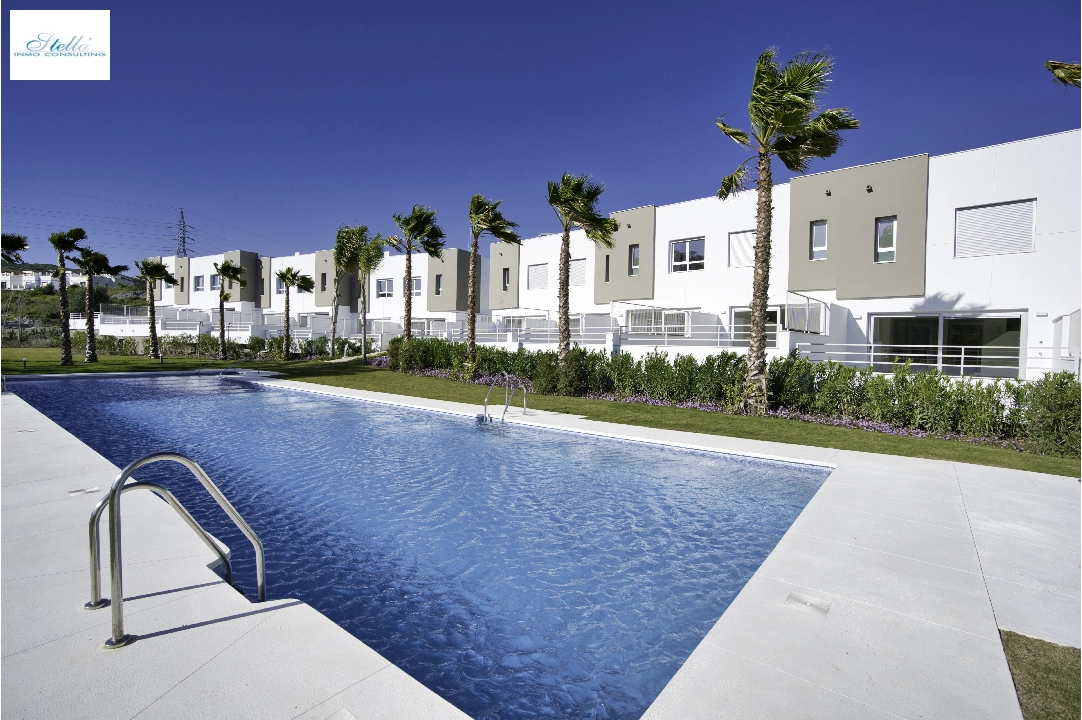 casa de pueblo en Estepona(Estepona Golf) en venta, superficie 225 m², parcela 272 m², 3 dormitorios, 3 banos, piscina, ref.: TW-GREEN-GOLF-30-2