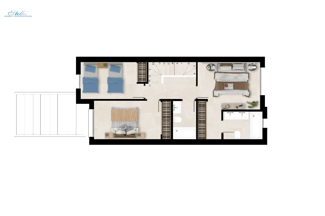 casa de pueblo en Estepona(Estepona Golf) en venta, superficie 225 m², parcela 272 m², 3 dormitorios, 3 banos, piscina, ref.: TW-GREEN-GOLF-30-25