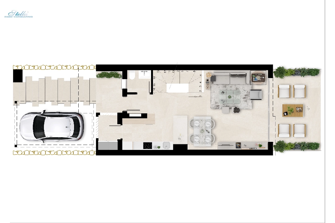 casa de pueblo en Estepona(Estepona Golf) en venta, superficie 225 m², parcela 272 m², 3 dormitorios, 3 banos, piscina, ref.: TW-GREEN-GOLF-30-26