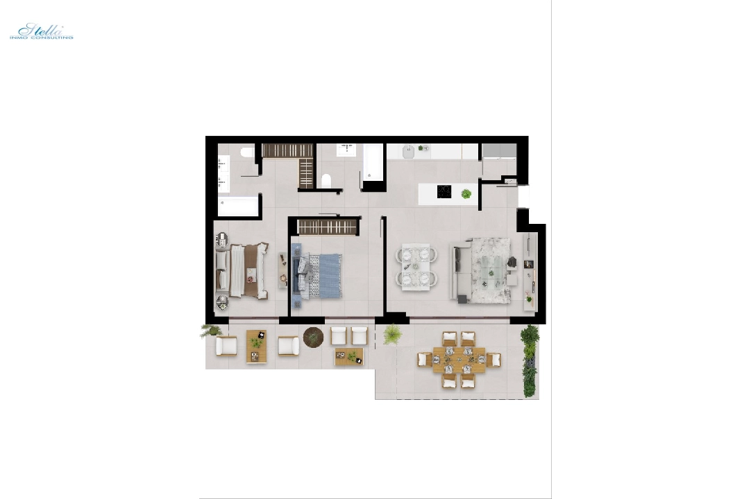 apartamento en Malaga en venta, superficie 97 m², parcela 129 m², 2 dormitorios, 2 banos, piscina, ref.: TW-ALMAZARA-HILLS-27