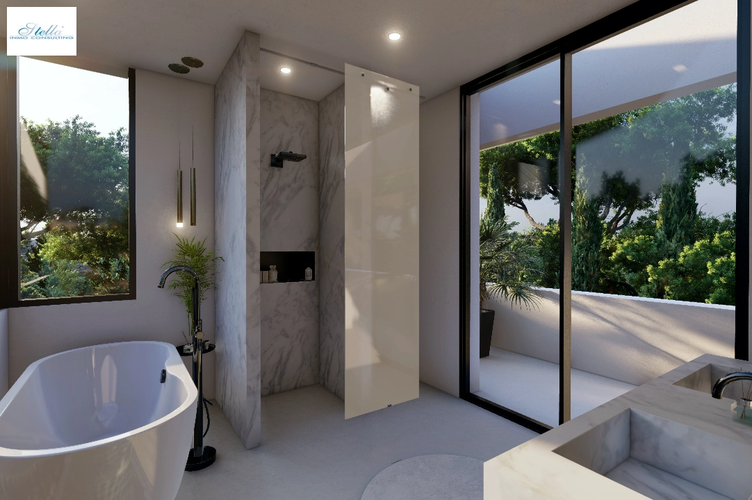villa en Benissa en venta, superficie 286 m², ano de construccion 2022, aire acondicionado, parcela 1 m², 4 dormitorios, 4 banos, piscina, ref.: PR-PPS3038-3