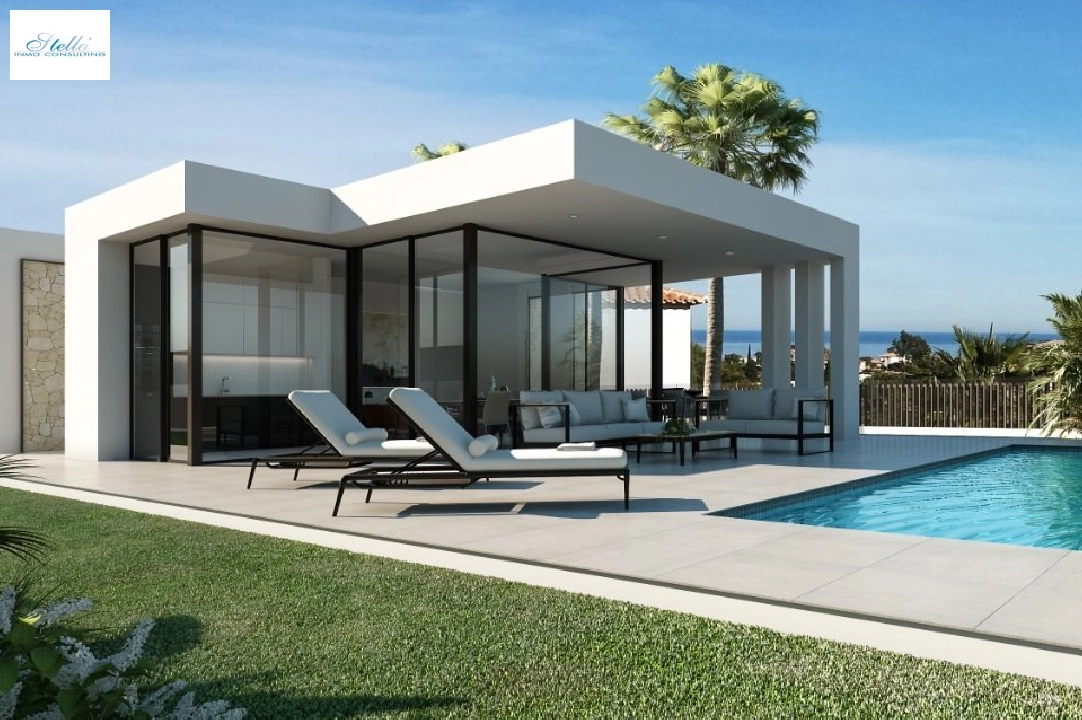 villa en Denia en venta, superficie 130 m², ano de construccion 2021, + calefaccion central, aire acondicionado, parcela 800 m², 3 dormitorios, 2 banos, piscina, ref.: NL-NLD1273-1