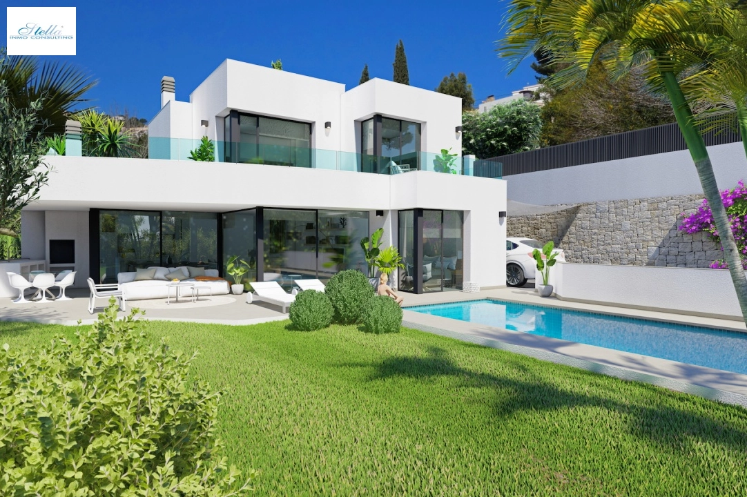 villa en Moraira en venta, superficie 509 m², ano de construccion 2022, + calefaccion central, aire acondicionado, parcela 1450 m², 3 dormitorios, 4 banos, piscina, ref.: NL-NLD1314-2