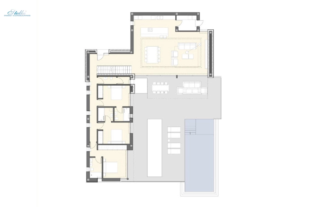 villa en Moraira(San Jaime) en venta, superficie 450 m², aire acondicionado, parcela 939 m², 4 dormitorios, 4 banos, ref.: BP-3569MOR-8