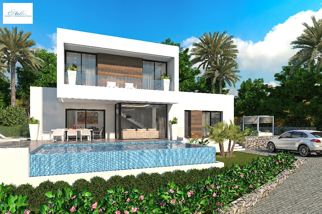 villa en Pedreguer(Monte Solana 1) en venta, superficie 162 m², ano de construccion 2024, aire acondicionado, parcela 928 m², 3 dormitorios, 2 banos, piscina, ref.: UM-UV-MONTE-SOLANA-II-1