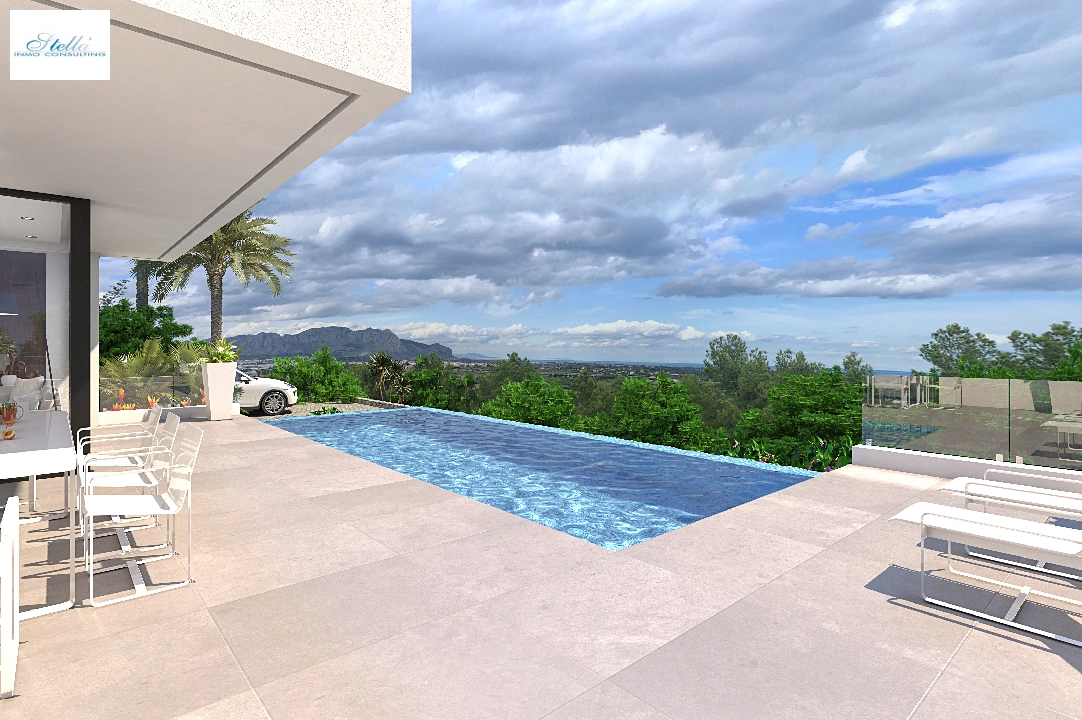 villa en Pedreguer(Monte Solana 1) en venta, superficie 162 m², ano de construccion 2024, aire acondicionado, parcela 928 m², 3 dormitorios, 2 banos, piscina, ref.: UM-UV-MONTE-SOLANA-II-2