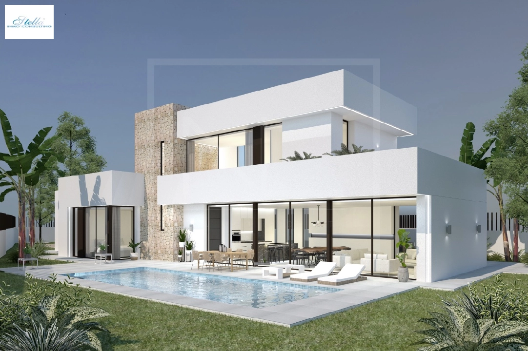villa en Moraira en venta, superficie 280 m², + calefaccion central, aire acondicionado, parcela 817 m², 3 dormitorios, 3 banos, piscina, ref.: NL-NLD1391-4