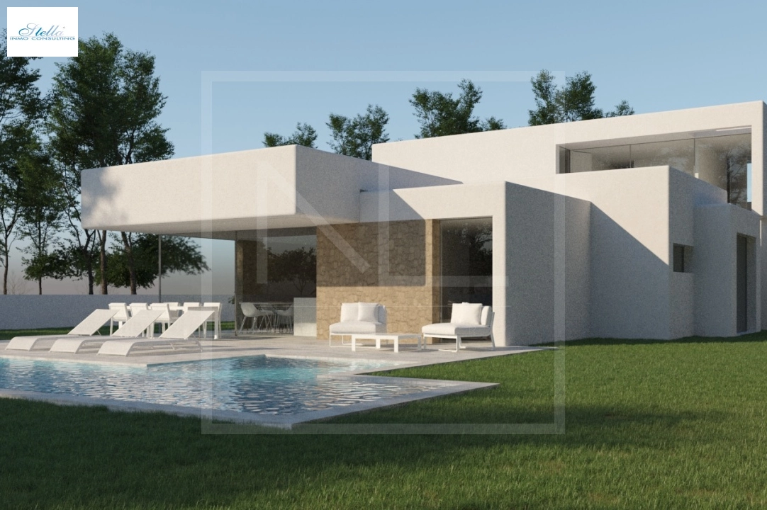 villa en Moraira en venta, superficie 268 m², ano de construccion 2023, + calefaccion central, aire acondicionado, parcela 891 m², 4 dormitorios, 4 banos, piscina, ref.: NL-NLD1448-1