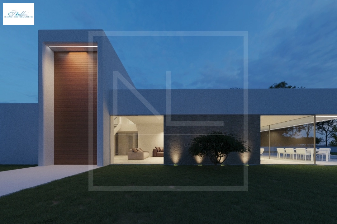 villa en Moraira en venta, superficie 268 m², ano de construccion 2023, + calefaccion central, aire acondicionado, parcela 891 m², 4 dormitorios, 4 banos, piscina, ref.: NL-NLD1448-2