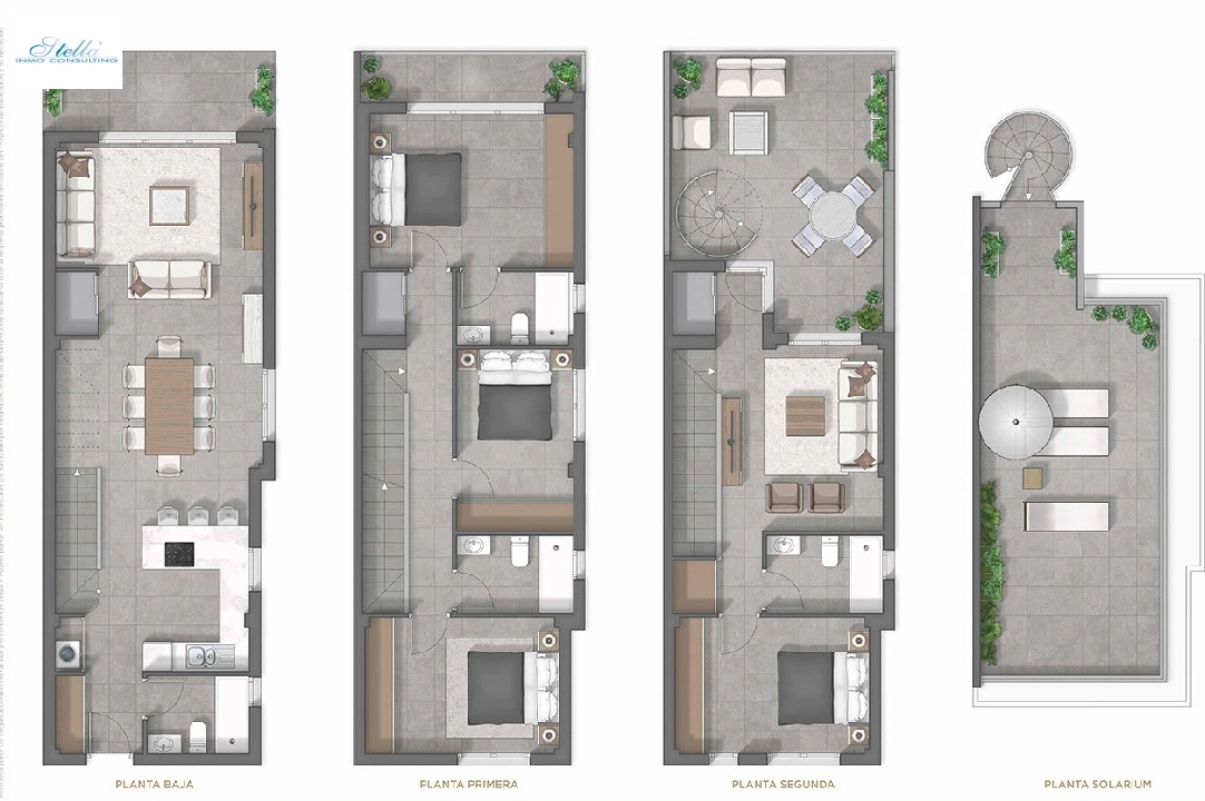 casa duplex en Guardamar del Segura en venta, superficie 202 m², estado first owner, parcela 148 m², 4 dormitorios, 4 banos, ref.: HA-GUN-150-D01-10