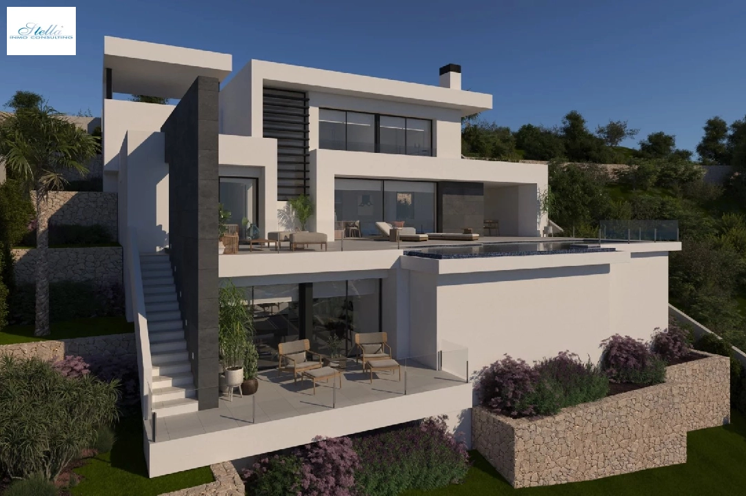 villa en Cumbre del Sol en venta, superficie 337 m², parcela 824 m², 3 dormitorios, 4 banos, piscina, ref.: BS-82447844-2