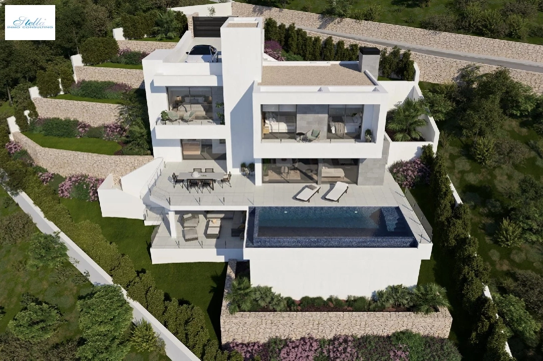 villa en Cumbre del Sol en venta, superficie 320 m², parcela 805 m², 3 dormitorios, 3 banos, piscina, ref.: BS-82447847-1