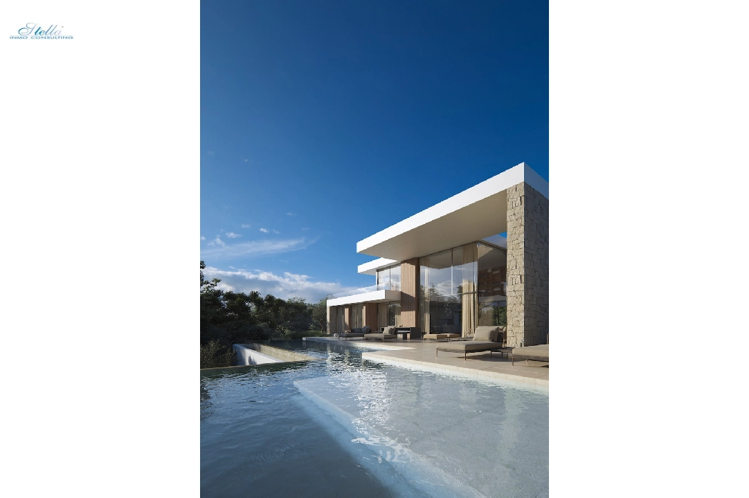 villa en Moraira(Benimeit) en venta, superficie 350 m², aire acondicionado, parcela 1601 m², 4 dormitorios, 4 banos, piscina, ref.: CA-H-1681-AMB-1