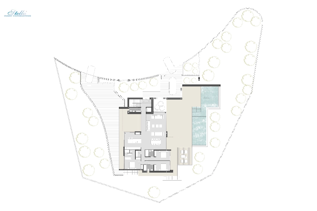 villa en Moraira(Benimeit) en venta, superficie 350 m², aire acondicionado, parcela 1601 m², 4 dormitorios, 4 banos, piscina, ref.: CA-H-1681-AMB-13