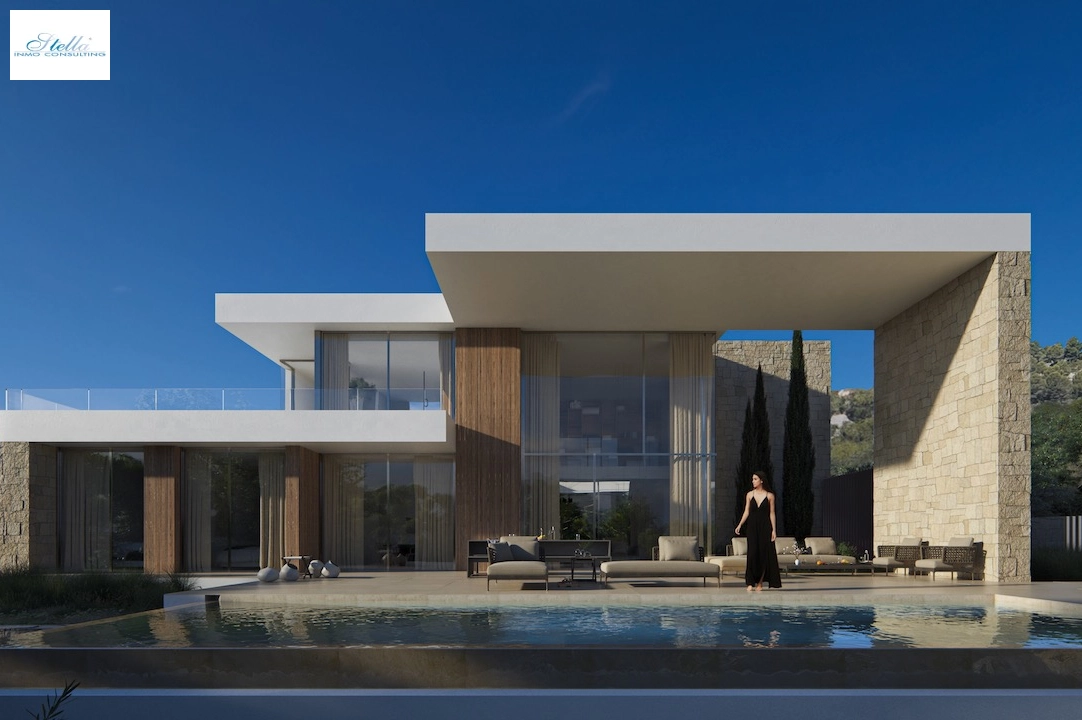 villa en Moraira(Benimeit) en venta, superficie 350 m², aire acondicionado, parcela 1601 m², 4 dormitorios, 4 banos, piscina, ref.: CA-H-1681-AMB-8