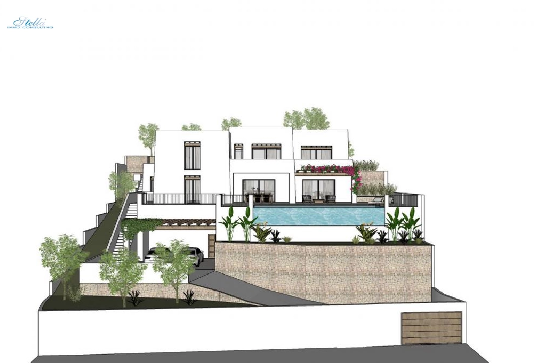 villa en Moraira en venta, parcela 1000 m², 4 dormitorios, 4 banos, piscina, ref.: COB-3416-4