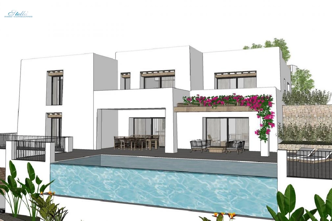 villa en Moraira en venta, parcela 1000 m², 4 dormitorios, 4 banos, piscina, ref.: COB-3416-7
