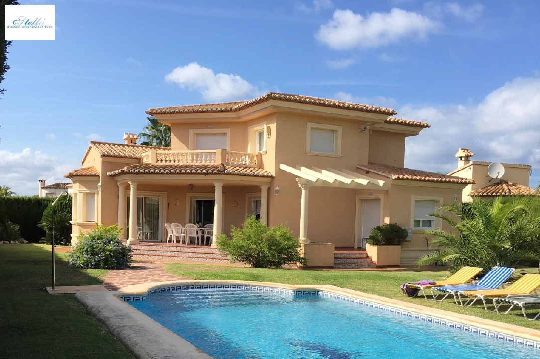 villa en Els Poblets en aquiler, estado neat, + calefaccion central, aire acondicionado, 4 dormitorios, 3 banos, piscina, ref.: VD-0123-1