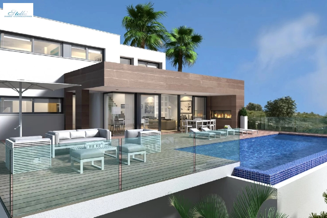 villa en Cumbre del Sol en venta, superficie 459 m², parcela 932 m², 3 dormitorios, 4 banos, piscina, ref.: BS-83710400-1