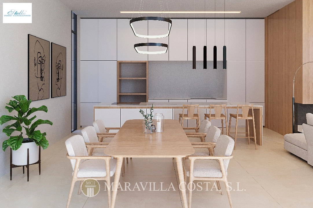 villa en Moraira en venta, superficie 261 m², ano de construccion 2023, + calefaccion suelo, aire acondicionado, parcela 939 m², 4 dormitorios, 4 banos, piscina, ref.: MV-2499-4