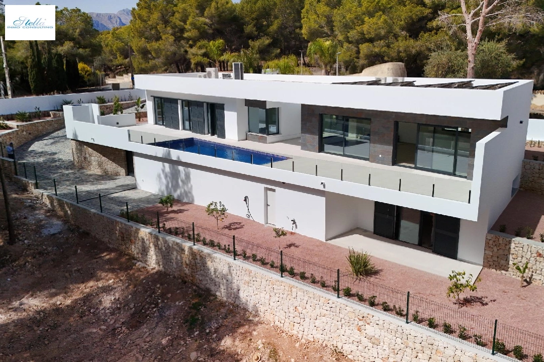 villa en Benissa(La Fustera) en venta, superficie 343 m², aire acondicionado, parcela 900 m², 4 dormitorios, 3 banos, piscina, ref.: AM-12188DA-3700-1