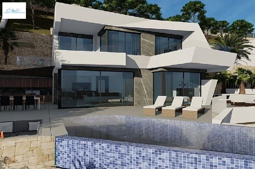 villa en Calpe(Urbanizaciones) en venta, superficie 489 m², aire acondicionado, parcela 770 m², 4 dormitorios, 5 banos, piscina, ref.: AM-1186DA-3700-2