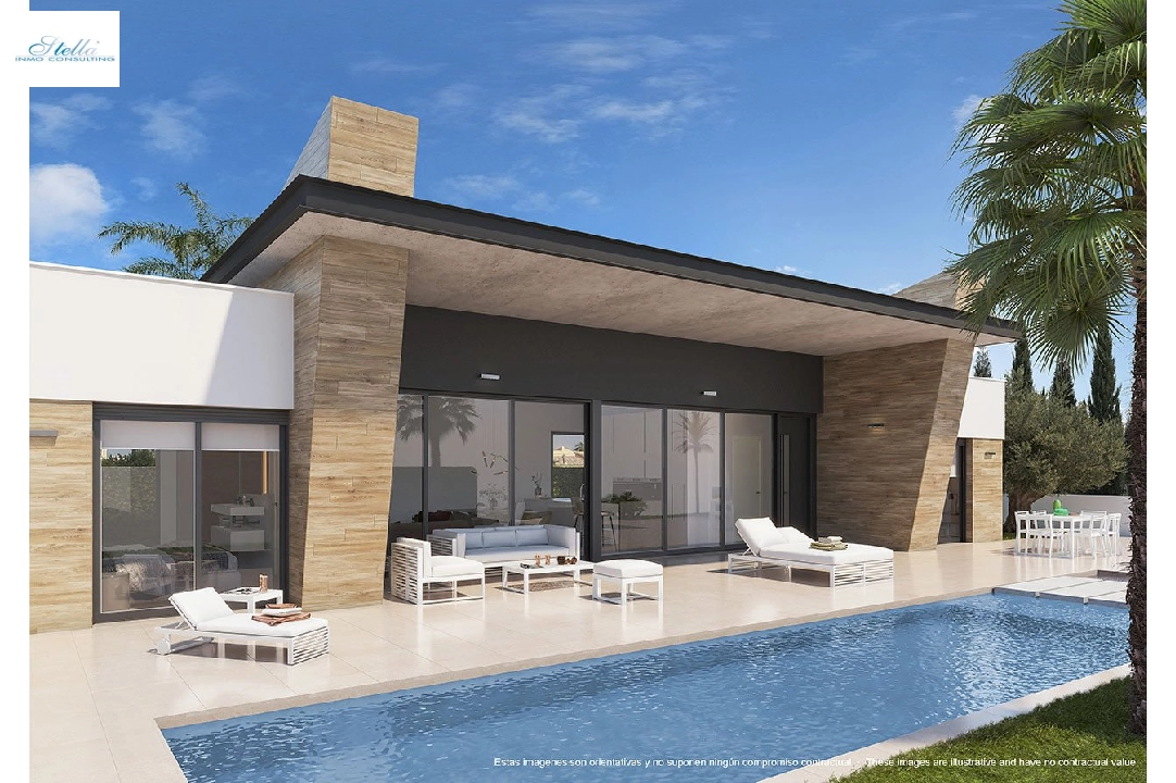 villa en Ciudad Quesada en venta, superficie 150 m², estado first owner, parcela 530 m², 3 dormitorios, 2 banos, piscina, ref.: HA-CQN-101-E03-1